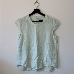 JCrew cap sleeve blouse